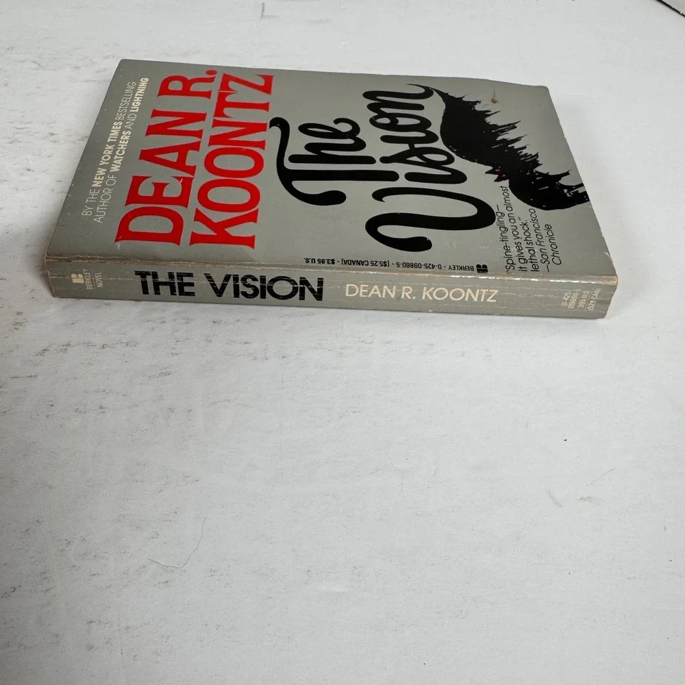 The Vision Dean R. Koontz‎ 1986 Paperback Thriller Horror Berkley Books